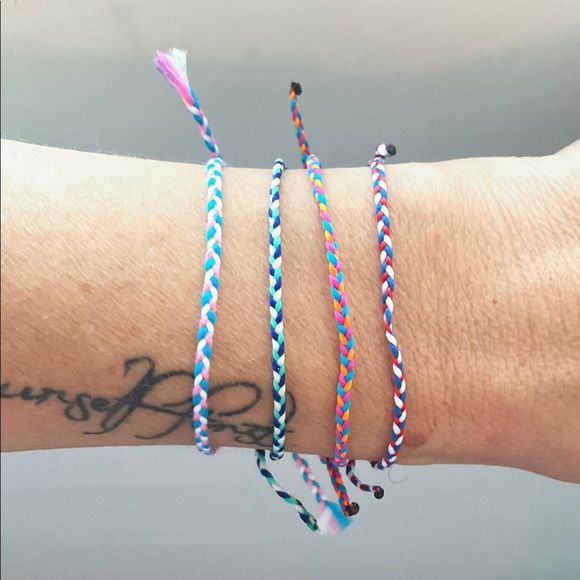 Friendship bracelet colorful braided string surfer - Picture 3 of 6